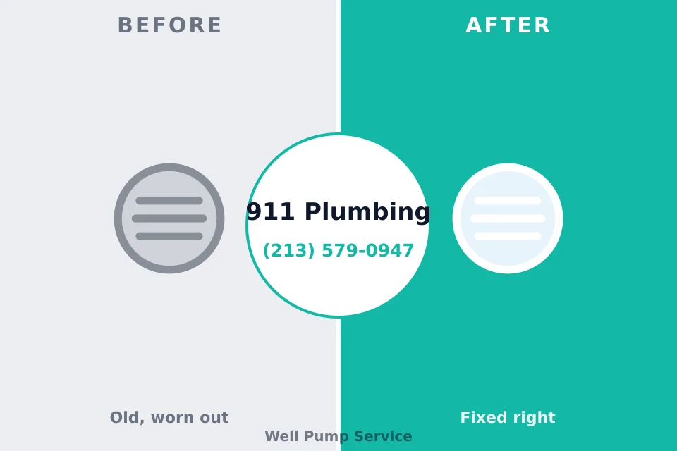 Before and after: plumbing repair Kulpsville, PA